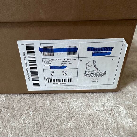 Burberry Arthur Hiking Boot Men US10 - Picture 7 of 7